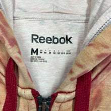 Load image into Gallery viewer, REEBOK Classic Embroidered Mini Logo Spellout Tie Dye Zip Hoodie
