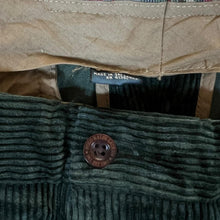 Load image into Gallery viewer, Vintage POLO RALPH LAUREN &quot;Preston Pant&quot; Green Corduroy Cord Straight Leg Trousers
