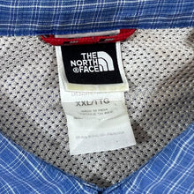 Load image into Gallery viewer, Early 00&#39;s THE NORTH FACE TNF Classic Blue Check Short Sleeve Zip Pocket Shirt
