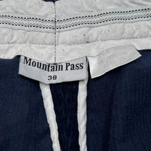 Load image into Gallery viewer, Mountain Pass Navy Blue Corduroy Cord Straight Leg Trousers Jeans
