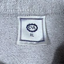 Load image into Gallery viewer, Vintage 90's C&amp;A Grey White Multi Striped Cotton Short Sleeve Polo Shirt
