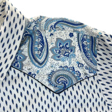 Load image into Gallery viewer, Vintage 80&#39;s MISTRAL French Western Style Paisley Floral Pattern Long Sleeve Shirt
