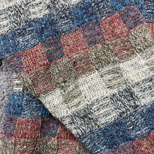 Load image into Gallery viewer, Vintage 90&#39;s SABRE ENGLISH SWEATER Multi Colour Check Pattern Knit Sweater Jumper
