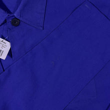 Load image into Gallery viewer, Early 00's BE-01 French Chore Worker Style Blue Button Cotton Jacket
