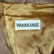 Load image into Gallery viewer, Vintage 90&#39;s WOODLANDS Made In England Brown Tan Genuine Real Suede Leather Button Jacket
