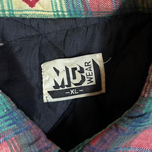 Load image into Gallery viewer, Vintage MC WEAR Lumberjack Plaid Check Long Sleeve Padded Flannel Over Shirt
