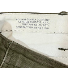 Load image into Gallery viewer, POLO RALPH LAUREN Military Selvedge Chino Limited Run Cotton Twill Straight Leg Trousers
