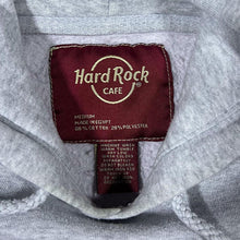 Load image into Gallery viewer, Hard Rock Cafe "Hamburg" Distressed Style Logo Souvenir Graphic Grey Hoodie
