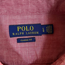 Load image into Gallery viewer, Polo Ralph Lauren &quot;Classic Fit&quot; Classic Red Cotton Short Sleeve Shirt
