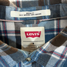 Load image into Gallery viewer, LEVI&#39;S &quot;Modern Fit&quot; Multi Plaid Check Long Sleeve Flannel Shirt
