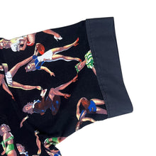 Load image into Gallery viewer, Vintage GALLAGHER Pinup Girl Rockabilly All-Over Print Short Sleeve Shirt
