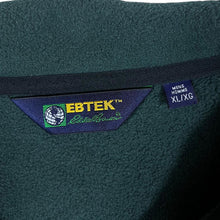 Load image into Gallery viewer, Vintage EBTEK Eddie Bauer Classic Green 1/4 Zip Pullover Fleece Sweatshirt

