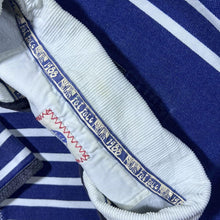 Load image into Gallery viewer, Fat Face "The Airlie" Blue White Nautical Striped 1/4 Zip Pullover Sweatshirt
