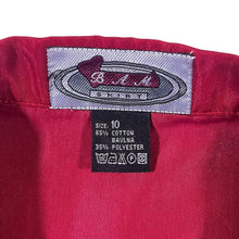 Load image into Gallery viewer, Early 00&#39;s BAM Shirt Gothic Y2K Dragon Graphic Red Short Sleeve Polyester Cotton Shirt
