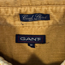 Load image into Gallery viewer, Vintage GANT &quot;Cord Shirt&quot; Tan Yellow Heavy Corduroy Cord Long Sleeve Shirt

