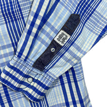 Load image into Gallery viewer, Rocawear Classic Hip Hop Y2K Check Western Style Popper Long Sleeve Shirt
