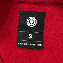 Load image into Gallery viewer, ELEMENT Skateboards Classic Embroidered Mini Logo Skater Red Lightweight Sweatshirt

