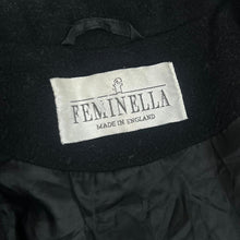 Load image into Gallery viewer, Vintage 90&#39;s FEMINELLA Made In England Angora Wool Heavyweight Longline Over Coat
