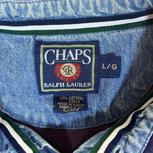 Load image into Gallery viewer, Vintage 90&#39;s CHAPS Ralph Lauren Native American Patterned Long Sleeve Polo Shirt
