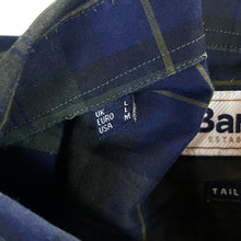 Load image into Gallery viewer, Barbour &quot;Tailored Fit&quot; Tartan Plaid Check Long Sleeve Button-Up Cotton Shirt
