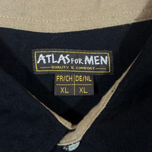 Load image into Gallery viewer, ATLAS FOR MEN Classic Black Flannel Cotton Long Sleeve Shirt
