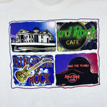 Load image into Gallery viewer, Vintage 90's HARD ROCK CAFE "Orlando" Souvenir Logo Spellout Graphic White T-Shirt
