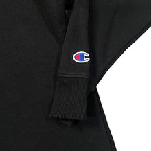 Load image into Gallery viewer, Champion Classic Embroidered Mini Logo Black Crewneck Sweatshirt
