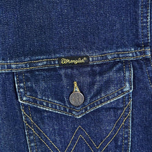 Load image into Gallery viewer, WRANGLER Authentic Western Classic Blue Denim Trucker Jean Jacket
