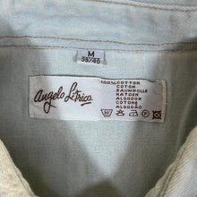 Load image into Gallery viewer, Vintage ANGELO LITRICO Western Cowboy Long Sleeve Blue Denim Shirt
