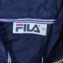 Load image into Gallery viewer, Vintage FILA Embroidered Mini Logo Hooded 1/2 Zip Windbreaker Cagoule Jacket
