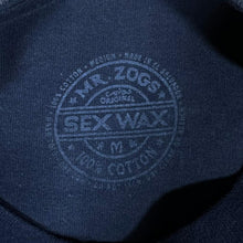Load image into Gallery viewer, MR. ZOG&#39;S WAX Surfer Skater Classic Logo Graphic Navy Blue Short Sleeve T-Shirt
