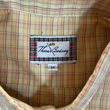 Load image into Gallery viewer, Vintage THOMAS BURBERRY Classic Plaid Check Pocket Logo Short Sleeve Button-Up  Shirt

