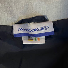 Load image into Gallery viewer, Early 00&#39;s Reebok Mini Patch Logo Navy Blue Windbreaker Track Jacket
