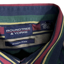 Load image into Gallery viewer, Vintage Roundtree &amp; Yorke "Wrinkle Free" Multi Striped Long Sleeve Shirt
