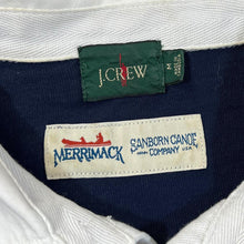 Load image into Gallery viewer, Vintage J.CREW &quot;Merrimack&quot; Colour Block Long Sleeve Sailing Rugby Polo Shirt
