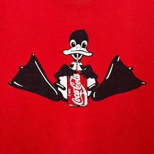 Load image into Gallery viewer, Vintage 90&#39;s Tee Jays COCA COLA Duck Cartoon Drinks Promo Graphic Single Stitch T-Shirt
