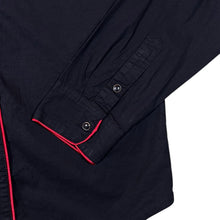 Load image into Gallery viewer, Banned Alternative Goth Cowboy Western Black Red Popper Long Sleeve Shirt
