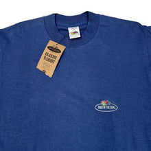 Load image into Gallery viewer, Vintage 90’s Fruit Of The Loom “Classic T-Shirt” Mini Logo Blue Single Stitch T-Shirt
