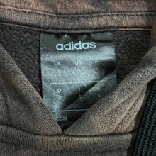 Load image into Gallery viewer, ADIDAS Three Stripe Classic Big Logo Spellout Graphic Bleach Tie Dye Pullover Hoodie
