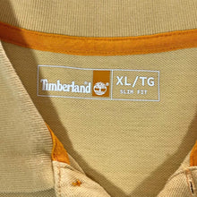 Load image into Gallery viewer, TIMBERLAND &quot;Slim Fit&quot; Embroidered Mini Logo Yellow Short Sleeve Polo Shirt
