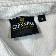 Load image into Gallery viewer, GUINNESS Embroidered Mini Logo Colour Block Striped Long Sleeve Rugby Polo Shirt
