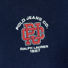 Load image into Gallery viewer, Early 00&#39;s POLO JEANS CO. Ralph Lauren Embroidered Logo Colour Block Short Sleeve Polo Shirt
