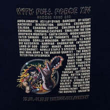 Load image into Gallery viewer, With Full Force XIV (2007) Heavy Metal Hardcore Music Band Lineup Black T-Shirt
