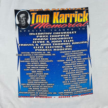 Load image into Gallery viewer, Vintage TOM KARRICK MEMORIAL (2004) Motorsports Racing Spellout Graphic T-Shirt
