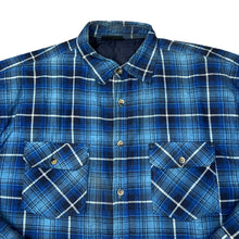 Load image into Gallery viewer, Early 00&#39;s OKAY Lumberjack Plaid Check Lightly Padded Flannel Over Shirt
