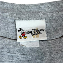 Load image into Gallery viewer, Vintage WALT DISNEY WORLD Embroidered Mickey Pocket Logo Grey T-Shirt

