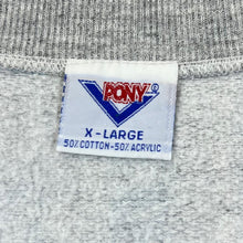 Load image into Gallery viewer, Vintage 90&#39;s PONY Mini Logo Graphic Colour Block Striped Crewneck Sweatshirt
