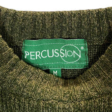 Load image into Gallery viewer, Percussion Embroidered Pheasant Suede Effect Patch Acrylic Wool Knit Hunting Jumper
