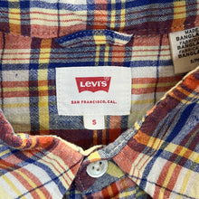 Load image into Gallery viewer, Levi&#39;s Multi Plaid Check Western Popper Button Long Sleeve Shirt
