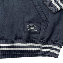 Load image into Gallery viewer, CHAMPION Classic Logo Spellout Graphic Navy Blue Pullover Hoodie
